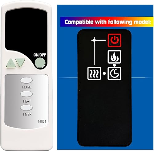 Repuesto para calentador de chimenea eléctrico Ameriwood Home Kenna Altra Flame 5034096COM 5033096COM T5033096080 5033096 5034096