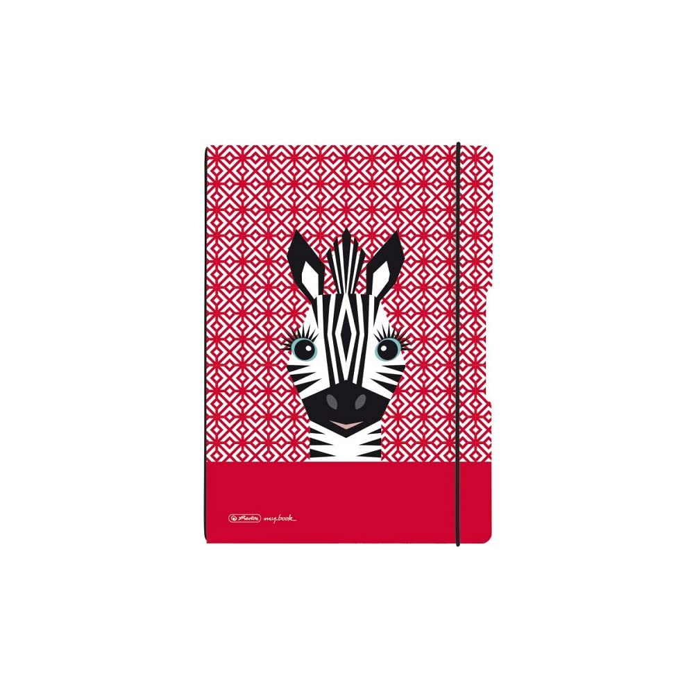 Heritz 50039838 Flex Carnet de notes 40 feuilles à pois Motif zèbre