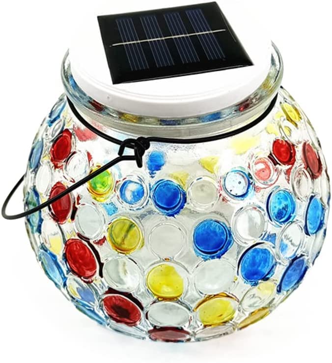 Amazon.co.jp : ソーラー ガラス ボール ライト、色が変わるソーラー