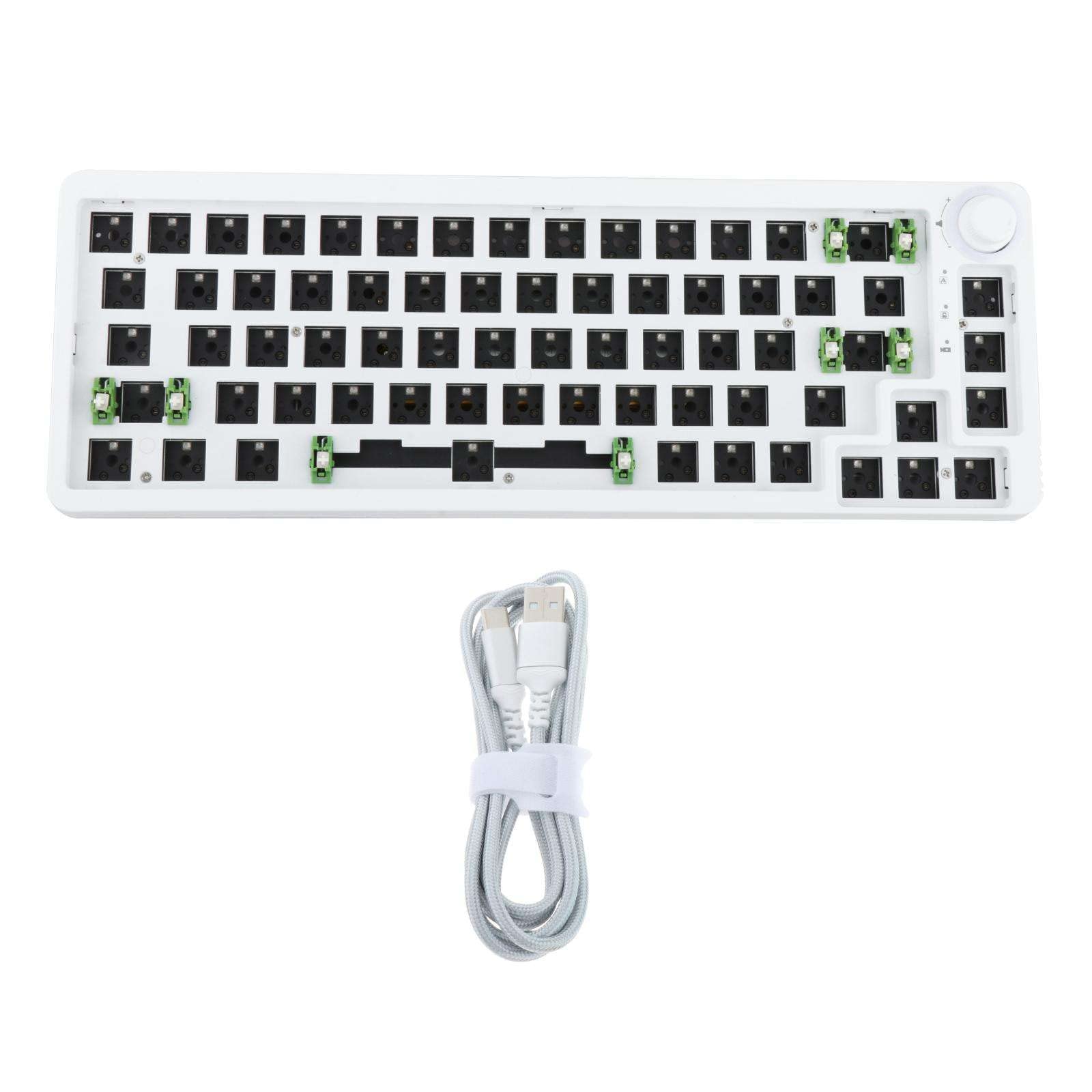 Buy H HILABEE Hot Swap Keyboard Kit RGB Backlight 67 Keys Programmable