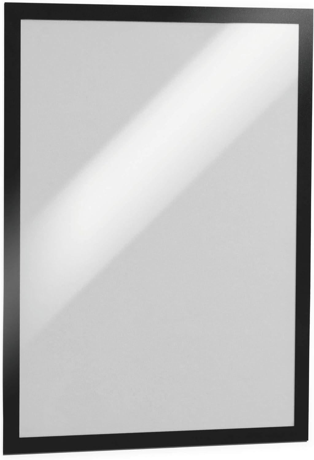 Durable Duraframe Sign Holder - Tabloid - Size 11" x 17" Inch - Black Magnetic Frame - Pack of 2