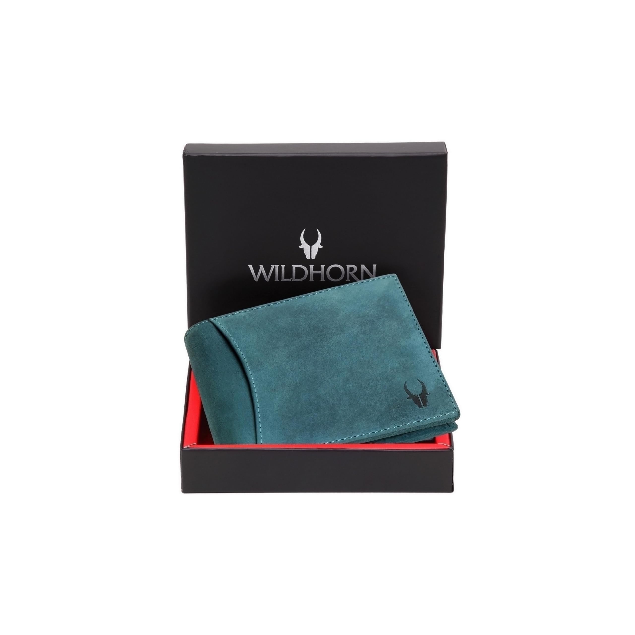 WildHornGenuine Leather Hand-Crafted Wallet For Men, Bifold Leather Wallet ,Model-WH1173