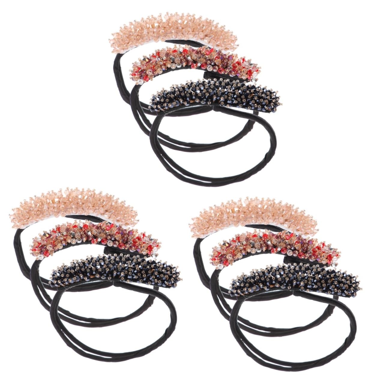 Housoutil 9 Piezas De Albóndigas De Pelo De Para Hacer Moños Para Cabello Grueso Accesorios Para El Cabello Para Niñas Herramienta De De Pelo Fabricante De Moños De