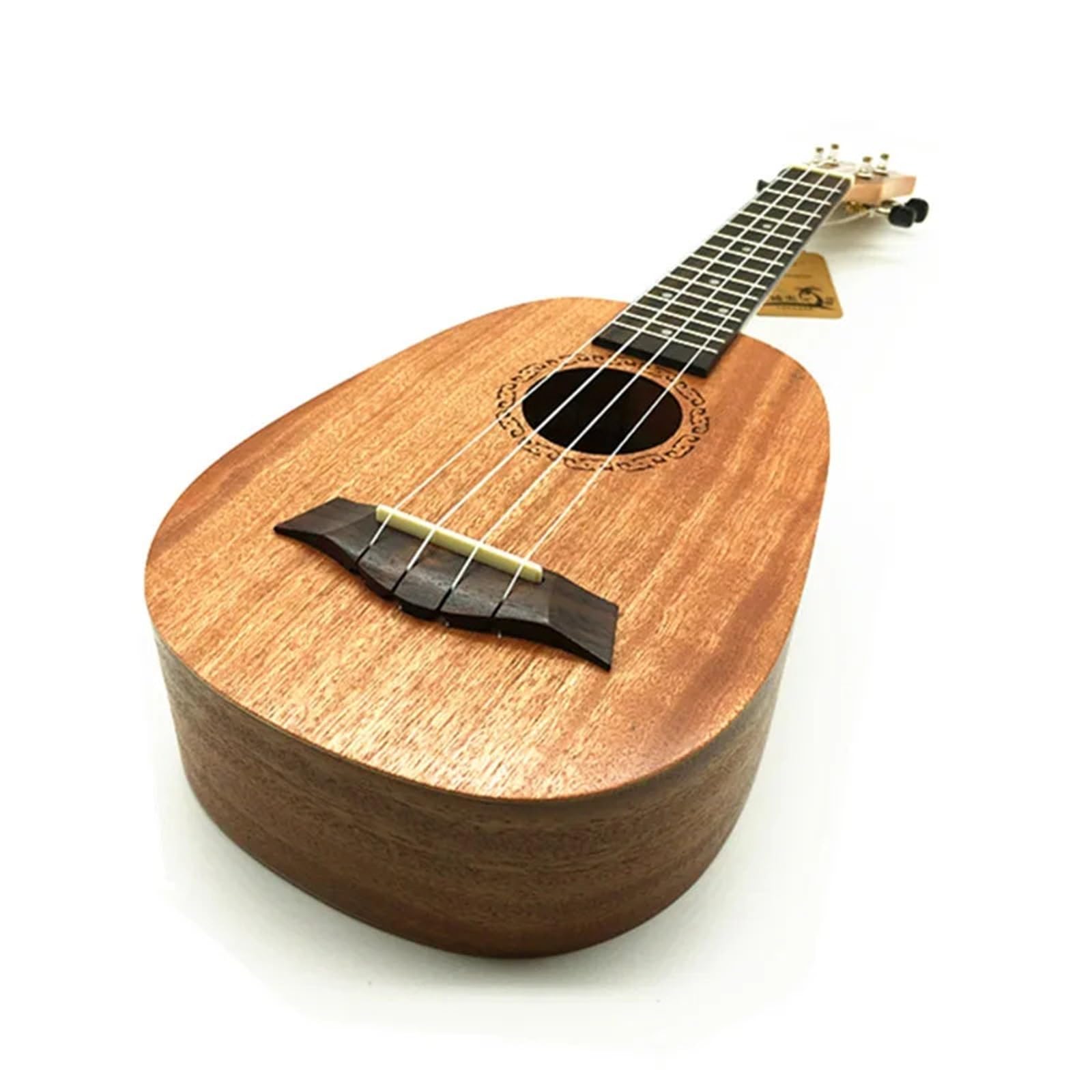 Ukulele Ukulele Piccolo da 21 Pollici a Forma di Ananas Ukulele Soprano a 4 Corde con Tastiera in Palissandro Strumento Musicale