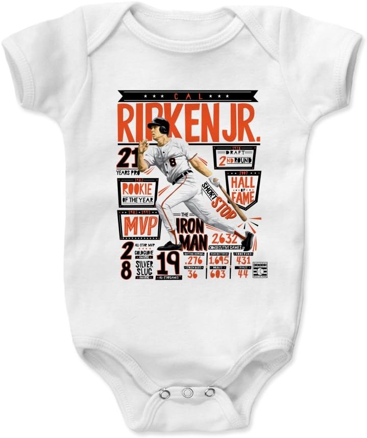500 LEVEL Cal Ripken Jr. Baby Clothes - Cal Ripken Jr. Position
