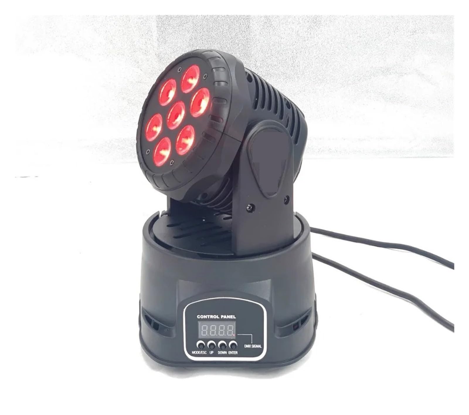 Luce da palco per DJ, LED 7x18W Mini testa mobile a LED 6in1 professionale for effetto palco for discoteca DJ musica festa club danza Uplight per Eventi