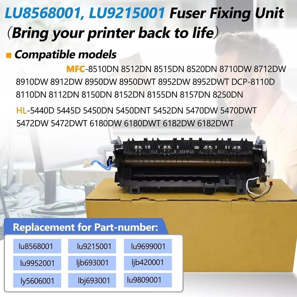 Lu8568001 Fixiereinheit kompatibel mit Mfc-8950dw 8710dw DCP-8155dn Hl-5440d 110 V Heizeinheit
