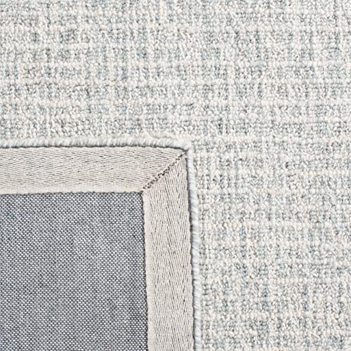 Tapete decorativo rectangular 2x3 pies gris claro y marfil miniatura 6