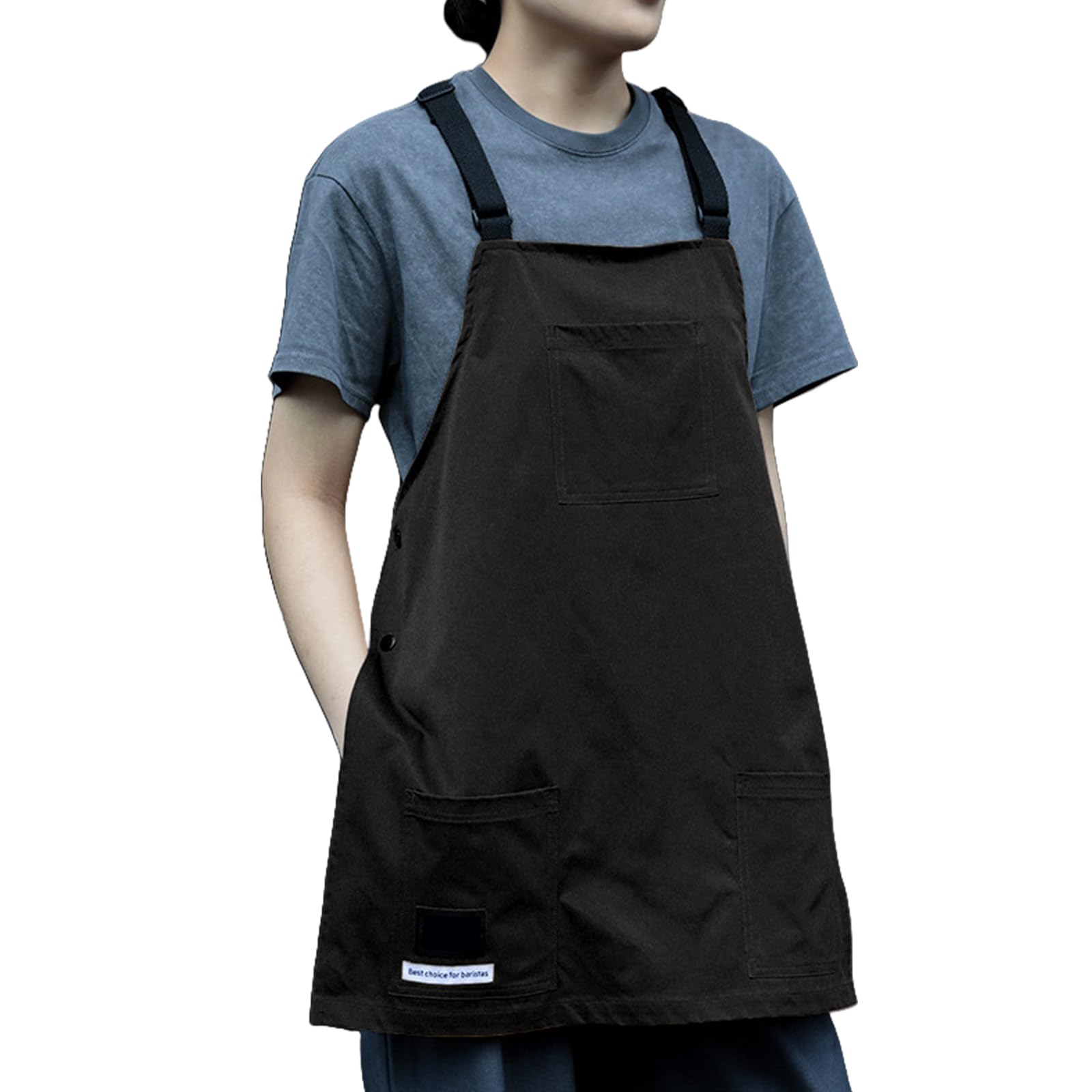 Delantal de cocina con correa ajustable, equipo protector para entusiastas de la cocina y la repostería, accesorios de peluquería, delantal de restaurante