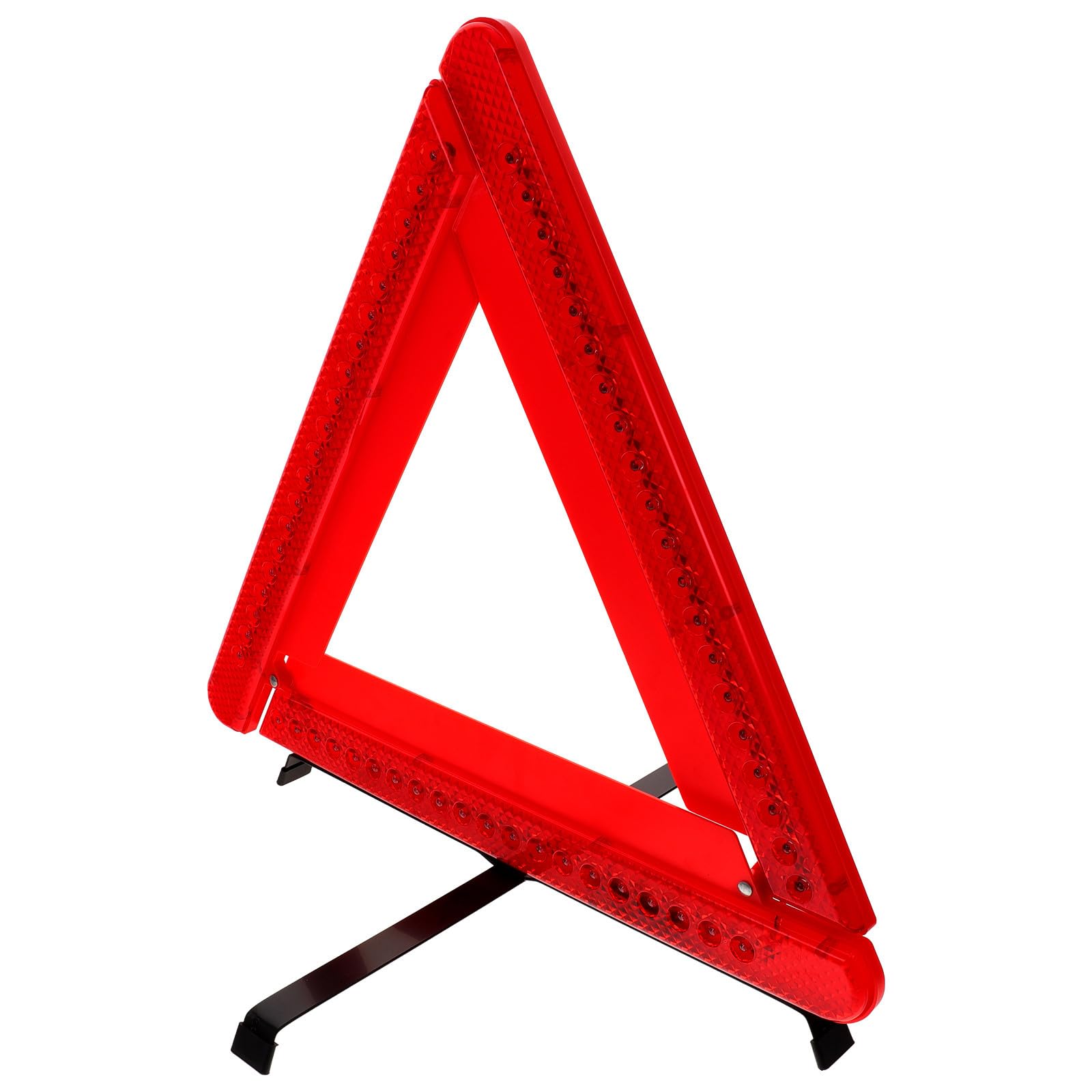 CALLARON Triangolo di Segnalazione Omologato per Auto Design Pieghevole, Materiale Abs Resistente e Catarifrangenti per Sicurezza Stradale Notturna