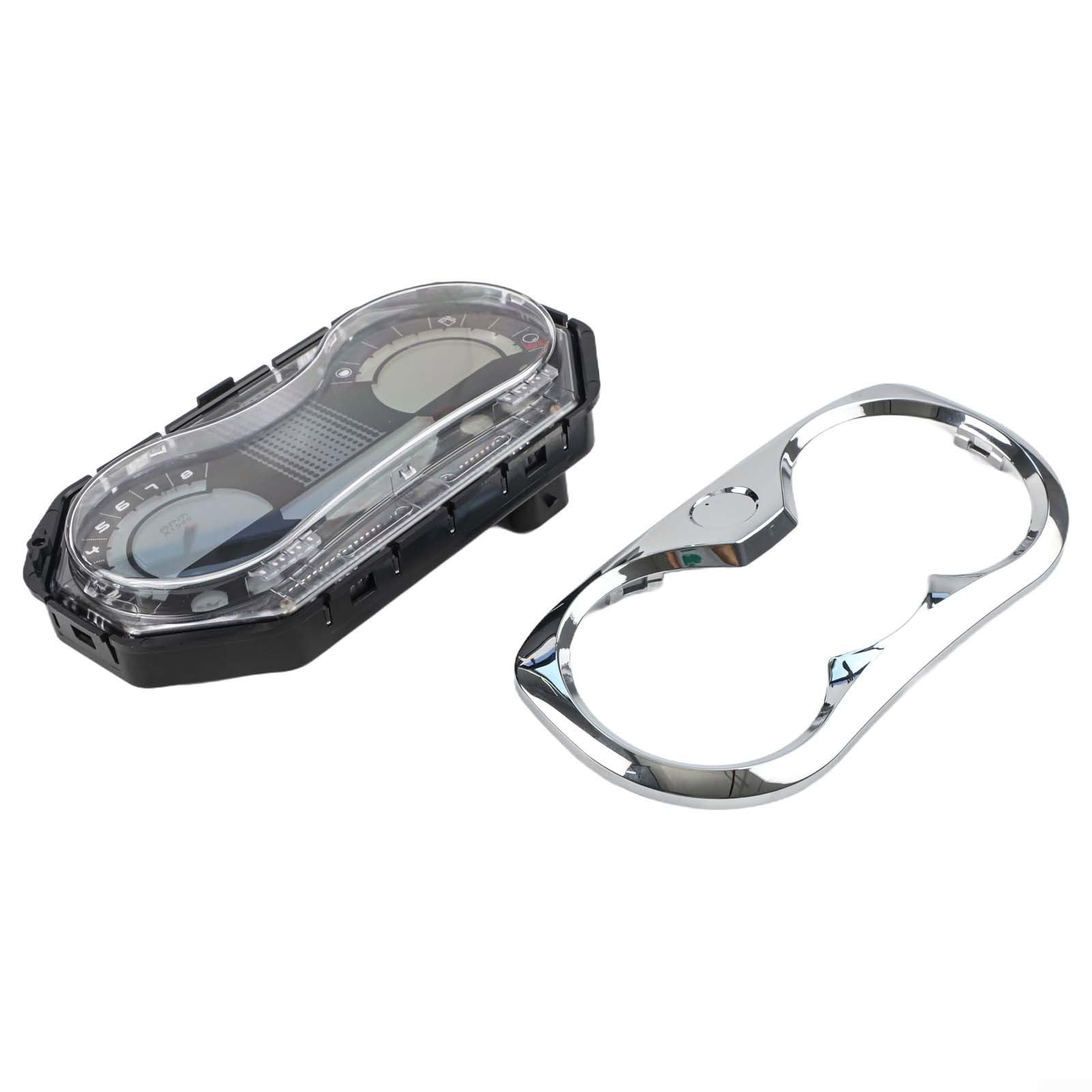 SeaDoo Ensemble de jauge de vitesse avec lunette chromée, écran LCD numérique pour panneau d'instruments de ski, pièce de rechange 278002070 278002217 pour GTI SE pour 4-TEC 2006-2007