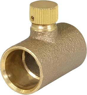 Supply Giant EDXD0012 1/2" No Lead Cast Brass Straight Drain Coupling with Cap