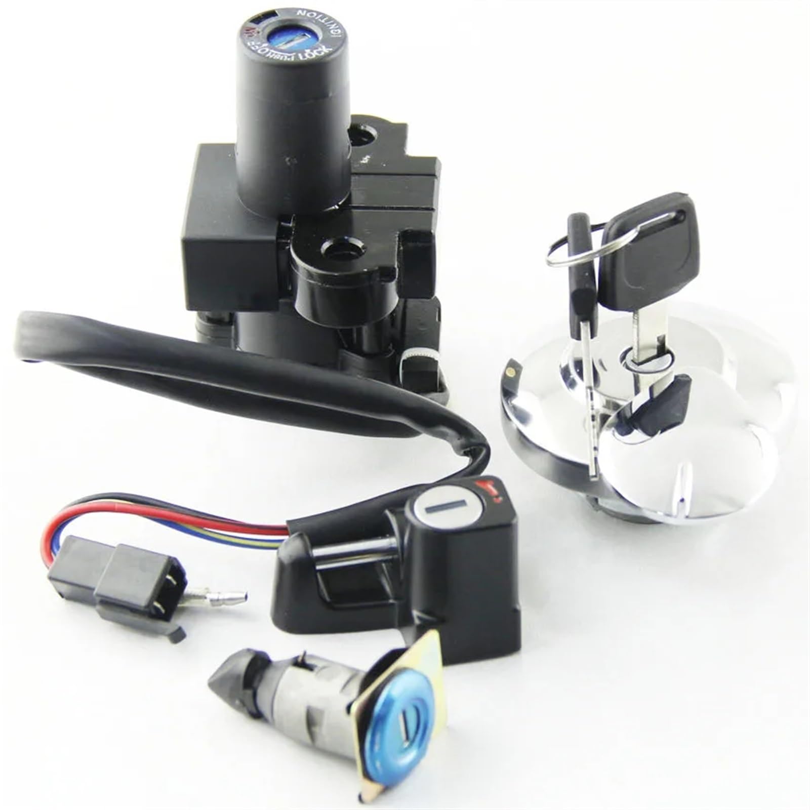 Blocchetto Accensione Per CL400 1999 Tappo Serbatoio Carburante Moto Interruttore Di Accensione Blocco Sedile Con Kit Chiavi Interruttore Accensione Moto