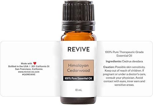Miniatura 4 de Revive Essential Oils - Aceite esencial de cedro del Himalaya – 100% puro grado terapéutico, para difusor, humidificador, masaje, aromaterapia,