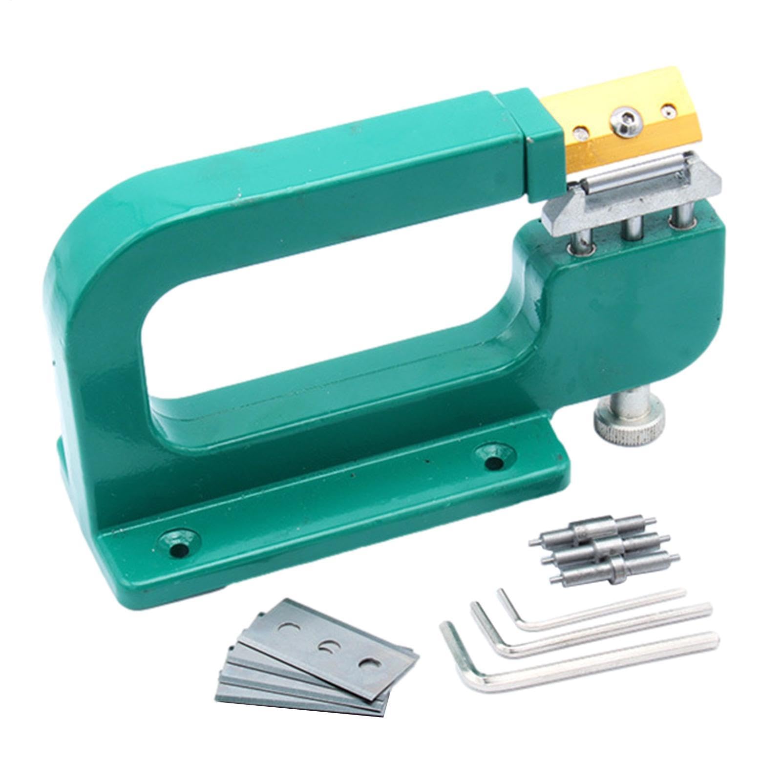 Generico Leather Skiving Machine - Leather Splitter Skiver, Manual Paring Cutter, Precision Craft Trimming Device, Handheld Hides Thickness Reducer Equipment | Professional Edge Thinning Tool