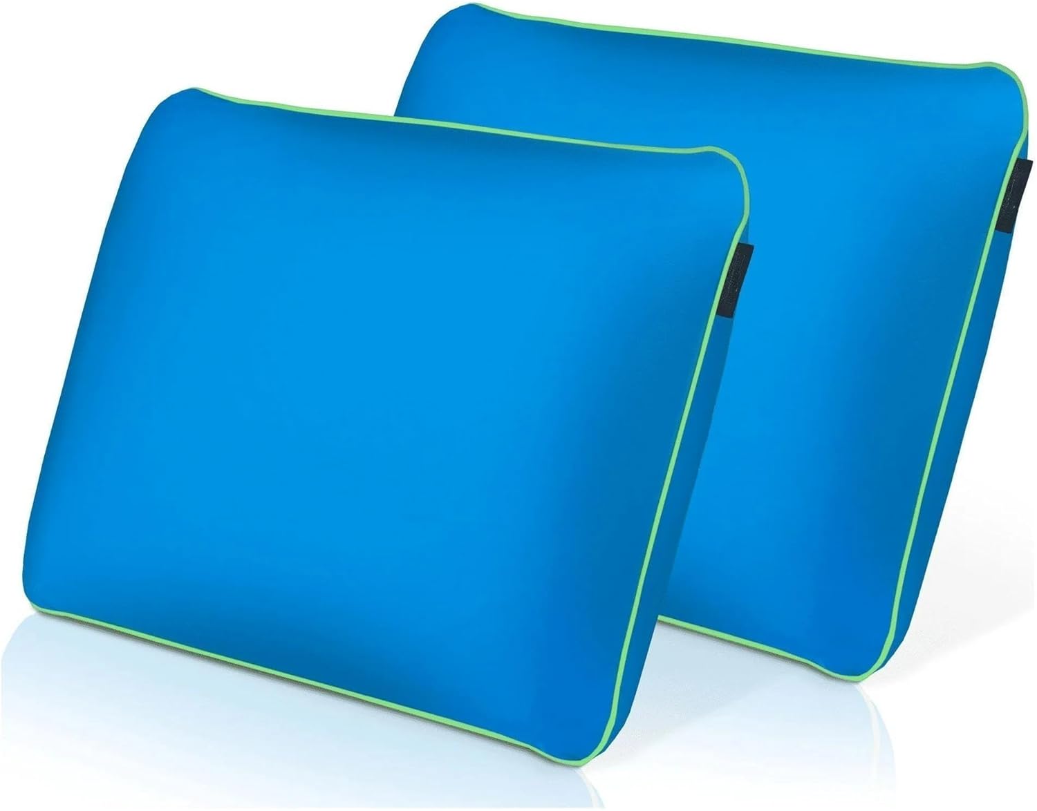 Memory Foam Fun Pillow with Cool-to-The-Touch Cover, Standard/Queen, Cosmic Blue, 2 Pack,Comfort for All Sleep Positions,Perfect for Both Children and Adult,Premium Memory Foam, 16 x 24