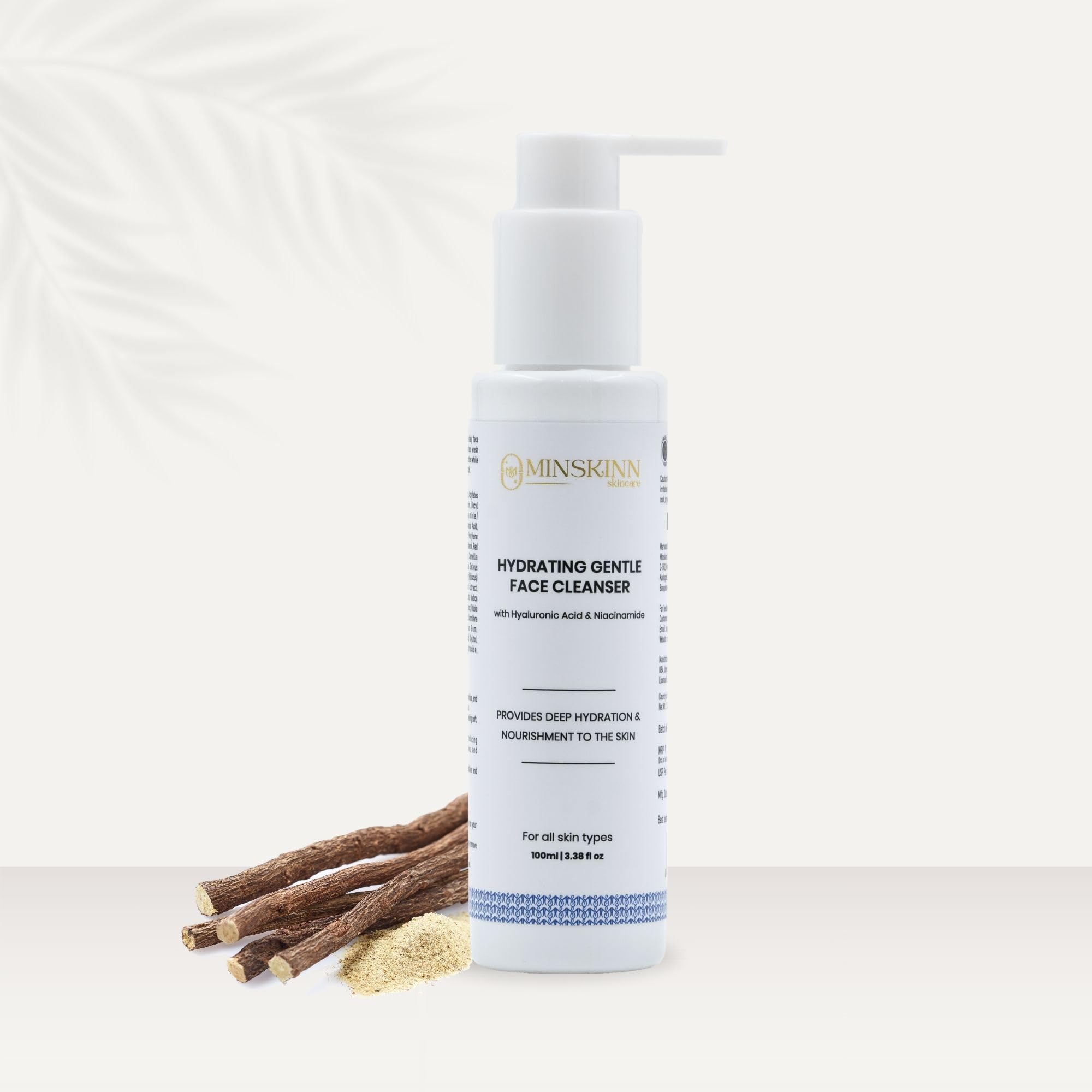 MINSKINN SKINCARE Niacinamide Face Cleanser 100Ml - Gentle And Hydrating Face Wash With Hyaluronic Acid, Best For Oily, Dry And Acne-Prone Skin