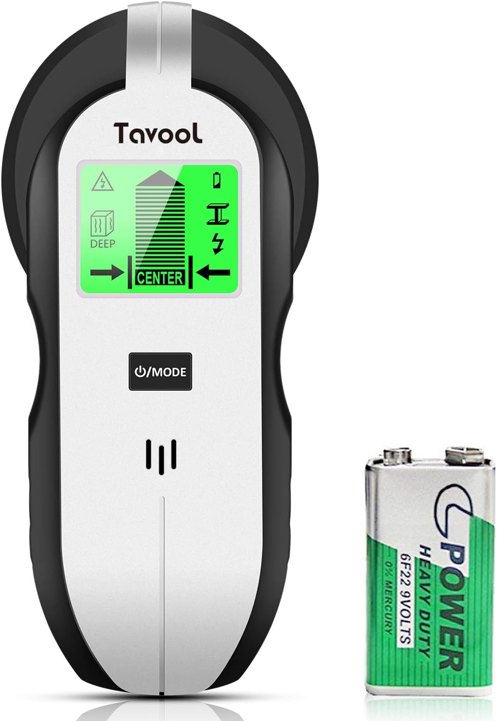Stud Finder Wall Scanner - 4 in 1 Electronic Stud Sensor Wall Detector Wood Beam Finders Center Finding with Battery and LCD Display for Wood AC Wire Metal Studs Detection
