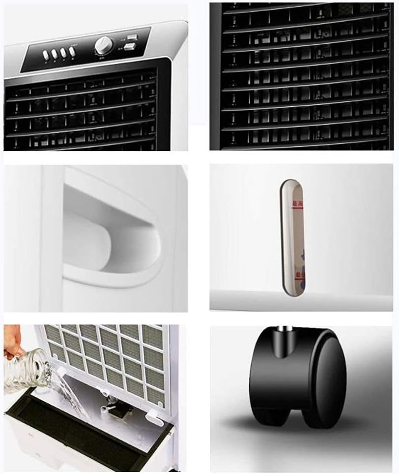 Air Cast Cooler Mobile Portable Smart Air Conditioner Single Cool Home Bedroom Water Cooler White (Color : White)