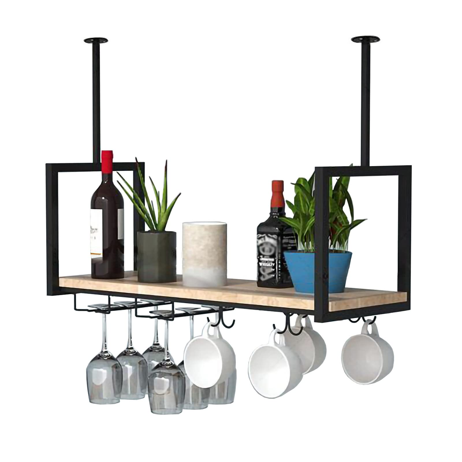 Étagère flottante de bar pour libérer vos comptoirs encombrés de verres
