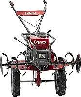 Motocultivador Arador Tratorito com Enxada Rotativa 7,5 cv Branco Com 24 lâminas, largura de corte de 800 mm e profundidade ajustável entre 150 e 300 mm