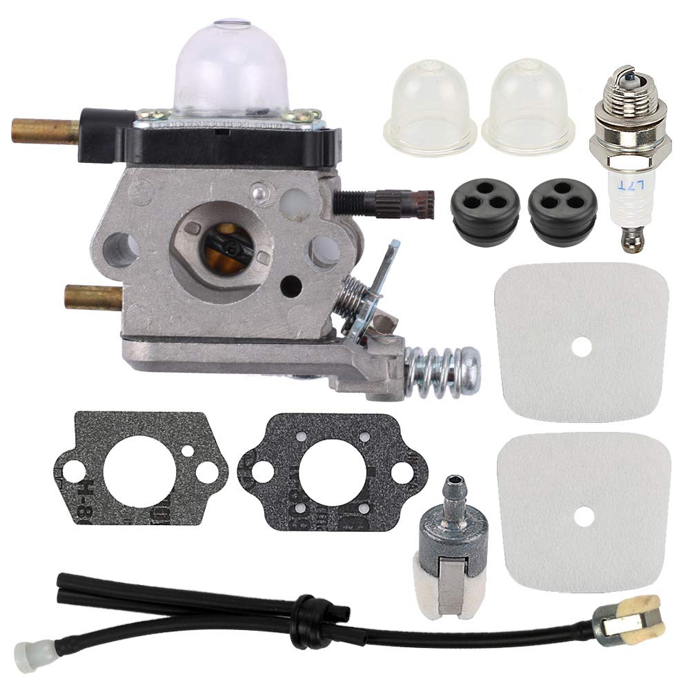Fremnily C1U-K54A C1U-K17 Carburetor Repower Kit fits 2-Cycle Mantis 7222 7222E 7222M 7225 7230 7234 7240 7920 7924 Tiller/Cultivator