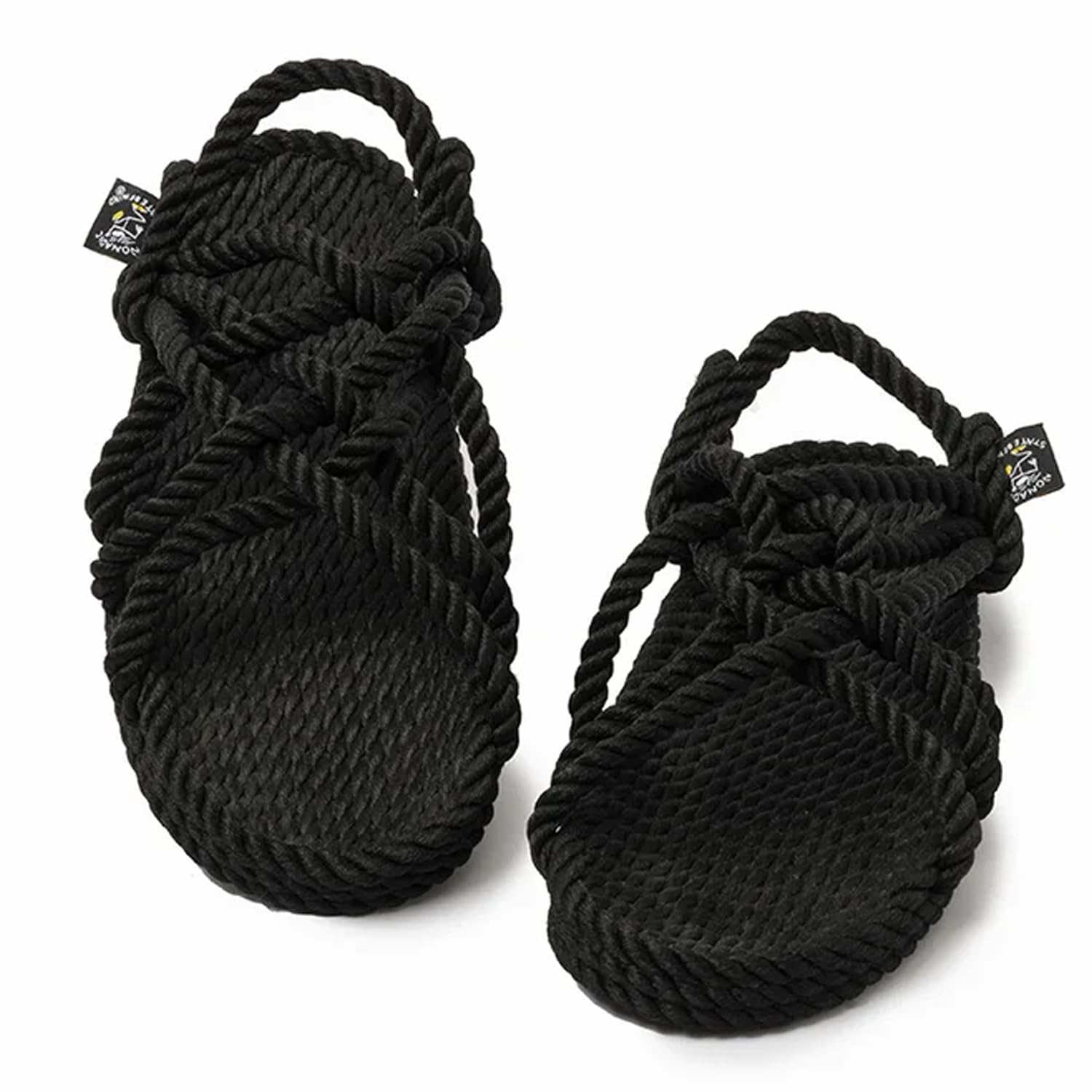 Nomadic State of Mind JC Sandal with Sole – Handmade Adjustable Rope Shoes – Vegan Friendly – for Men & Women