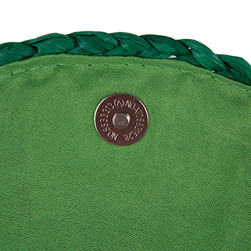 Image of Fecialy Straw Clutch Purses Straw Purses for Women Envelope Woven Clutch Handbags Summer Beach Bags