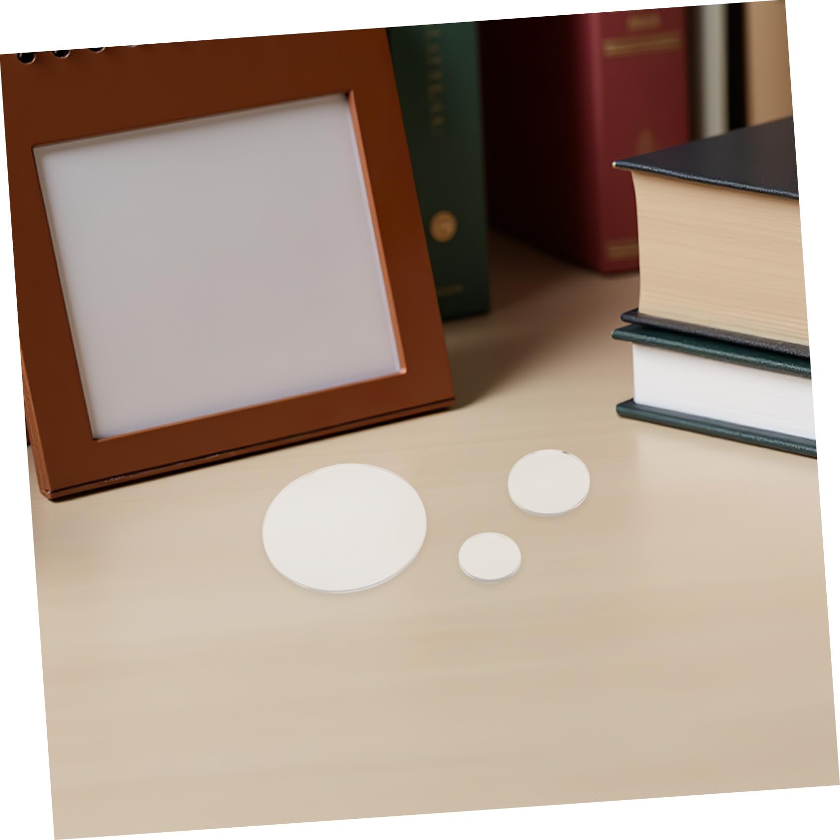 Vaguelly 40kawałki Sztuk Przezroczystych Okrągłych Podstaw Akrylowych Do Miniaturowych Figurek Do Modelarstwa i Rzemiosła