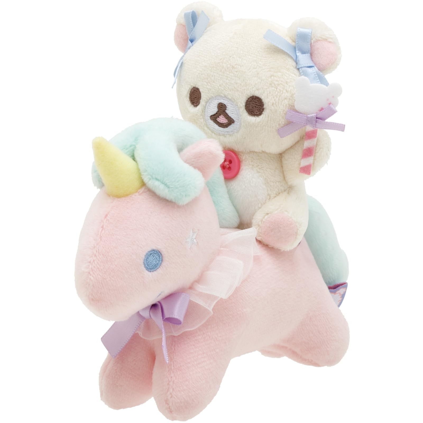 San-X MO69801 Rilakkuma Scene Plush Toy Korilakkuma & Unicorn : Toys & Games