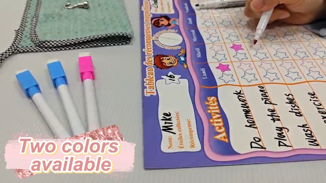 Sistema di ricompensa magnetico per bambini con supporto