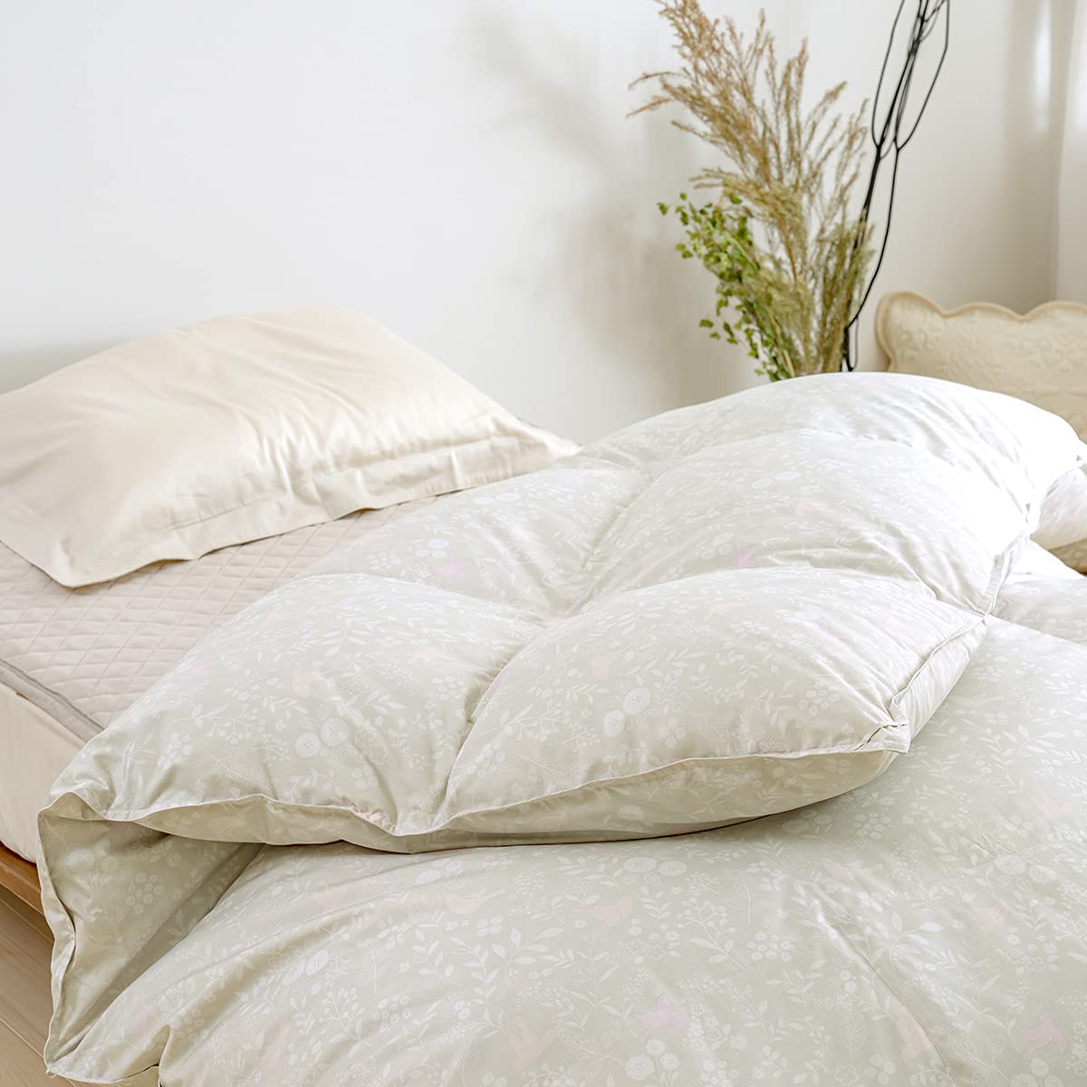 Amazon｜羽毛布団 シングル 西川 掛け布団 ハンガリー産 グース