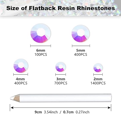 Miniatura 10 de Briskbloom 3000 diamantes de imitación de resina con parte trasera plana, 0.079 in, 0.118 in, 0.157 in, 0.197 in, 0.236 in, marrón  café con parte