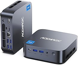 ACEMAGIC Mini PC, Ιntel Core i9-13900HK (14 Kerne, 5.4GHz) 32GB DDR4 RAM 1TB PCIe 4.0 SSD, USB4 Type-C+HDMI 2.0+DP1.4, WiFi 6E, 2.5G LAN, Шin 11 Pro Micro Desktop Computer Für Gaming, 3D Rendering
