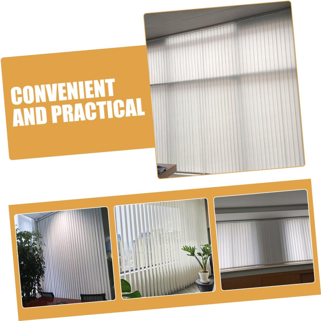 10pcs Blinds Replacement Slats Vertical Blind Repair Slats for Windows and Sliding Doors