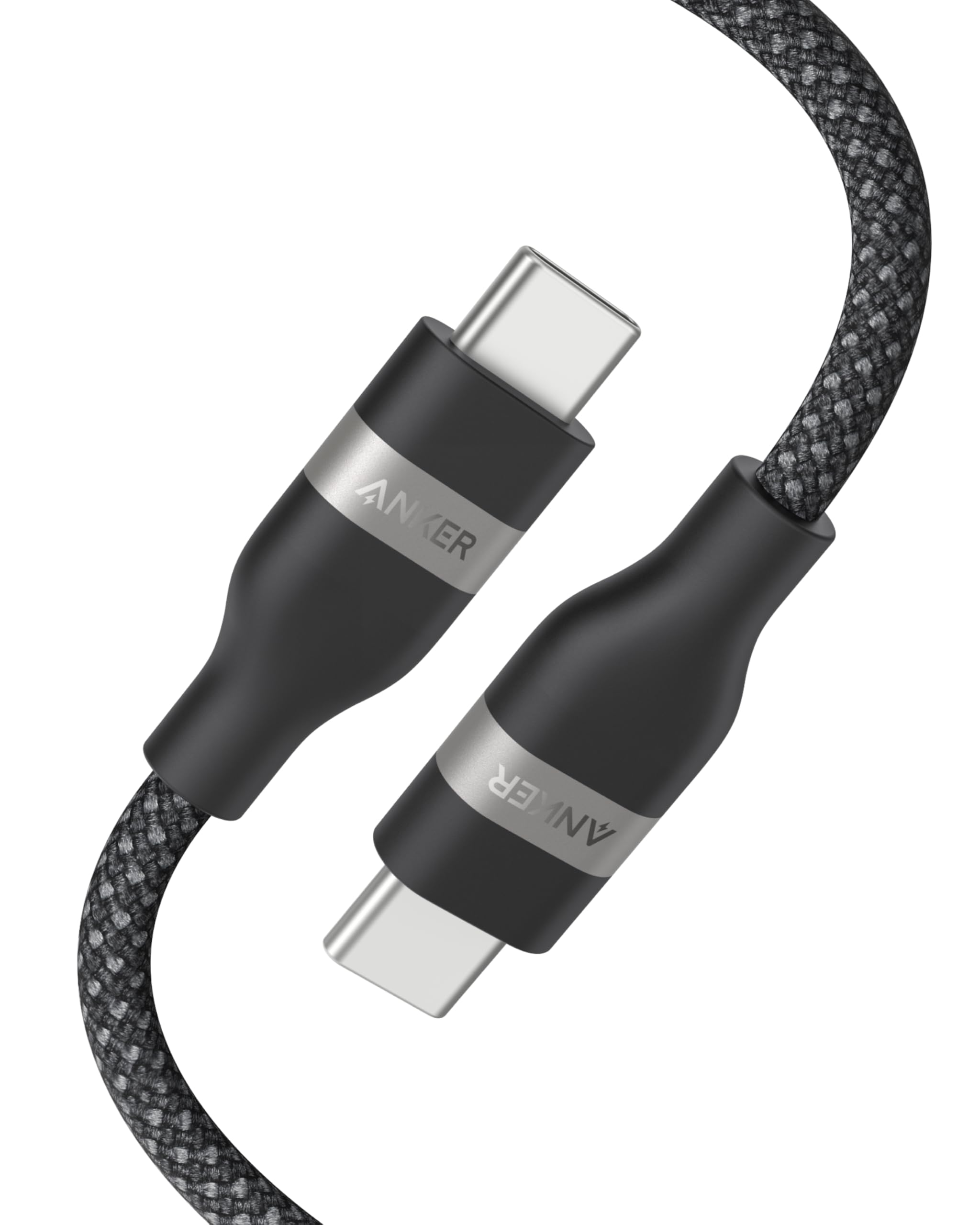 Anker Nano 240W USB C auf USB C Kabel, [1 Stück 0,9m] PD 3.0 Schnellladekabel USB C, flexibel farbig geflochten, für iPhone 17 Pro/16/15 Serie, Samsung Galaxy S25/S24, MacBook Pro/Air und mehr