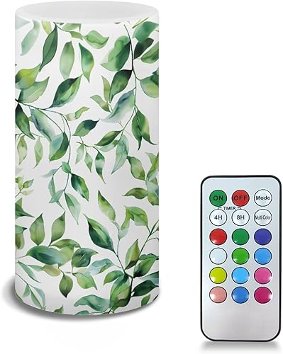 Vista 148 de Velas LED sin llama personalizadas que funcionan con pilas con temporizador remoto que cambia de color, personaliza fotos y texto, hazlo tú mismo tu