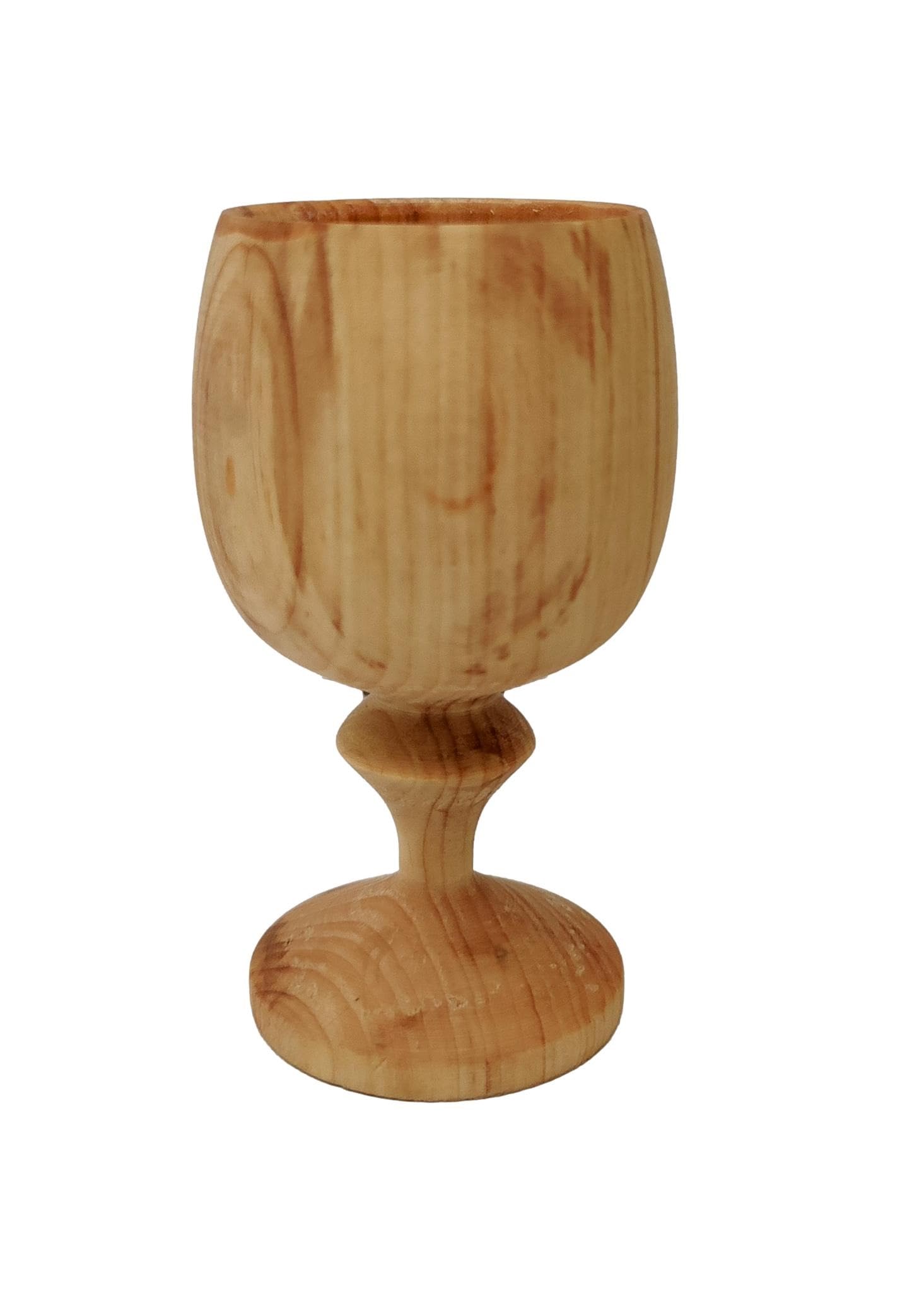 Wooden World - Großer Kelchbecher aus Holz aus Kirschholz, ökologisch und solide
