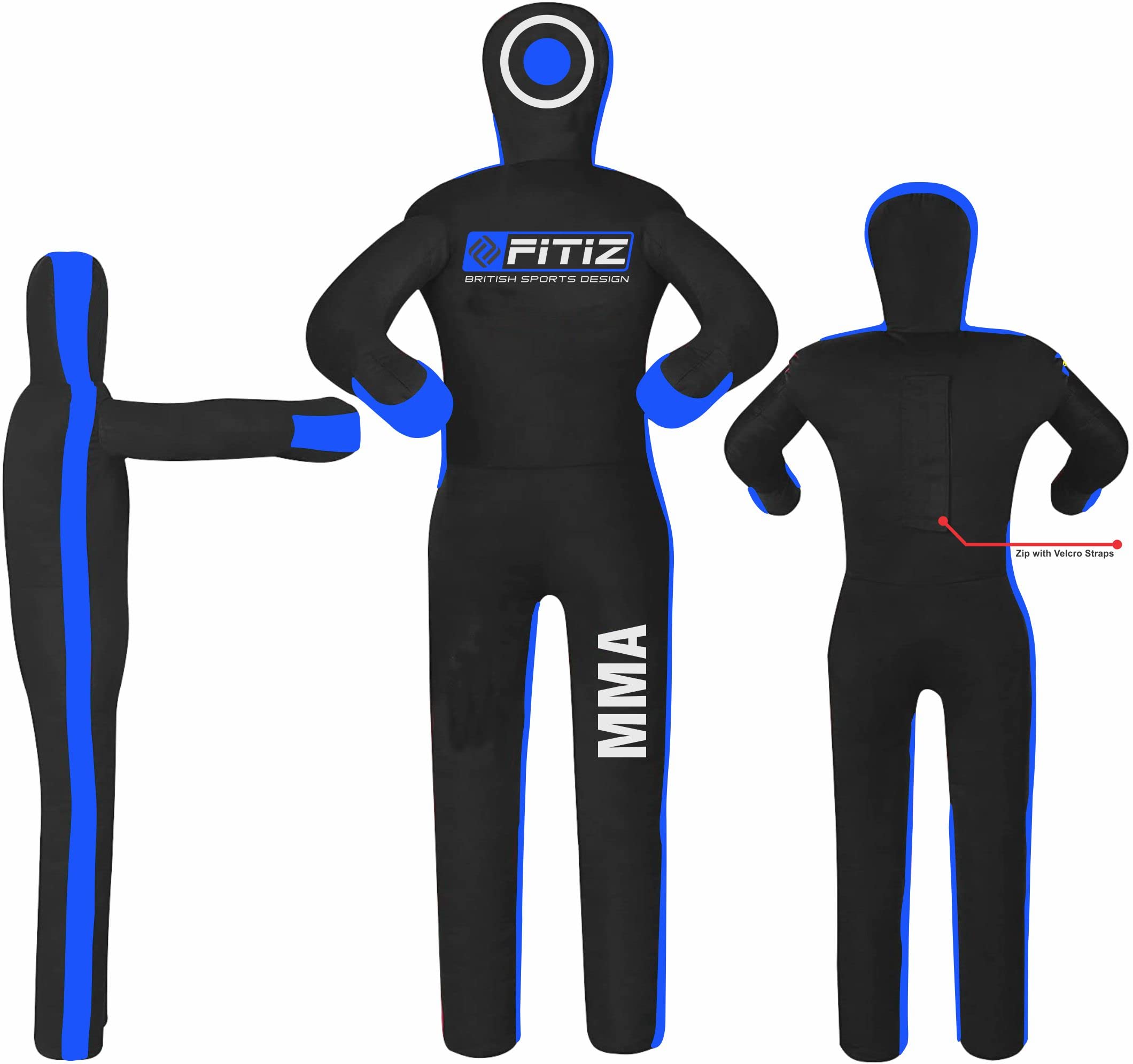 Muñeco de boxeo para artes marciales mixtas (sin relleno) brasileño BJJ JIU Jitsu, posición de pie, chupete de lucha libre, artes marciales, boxeo, karate, entrenamiento
