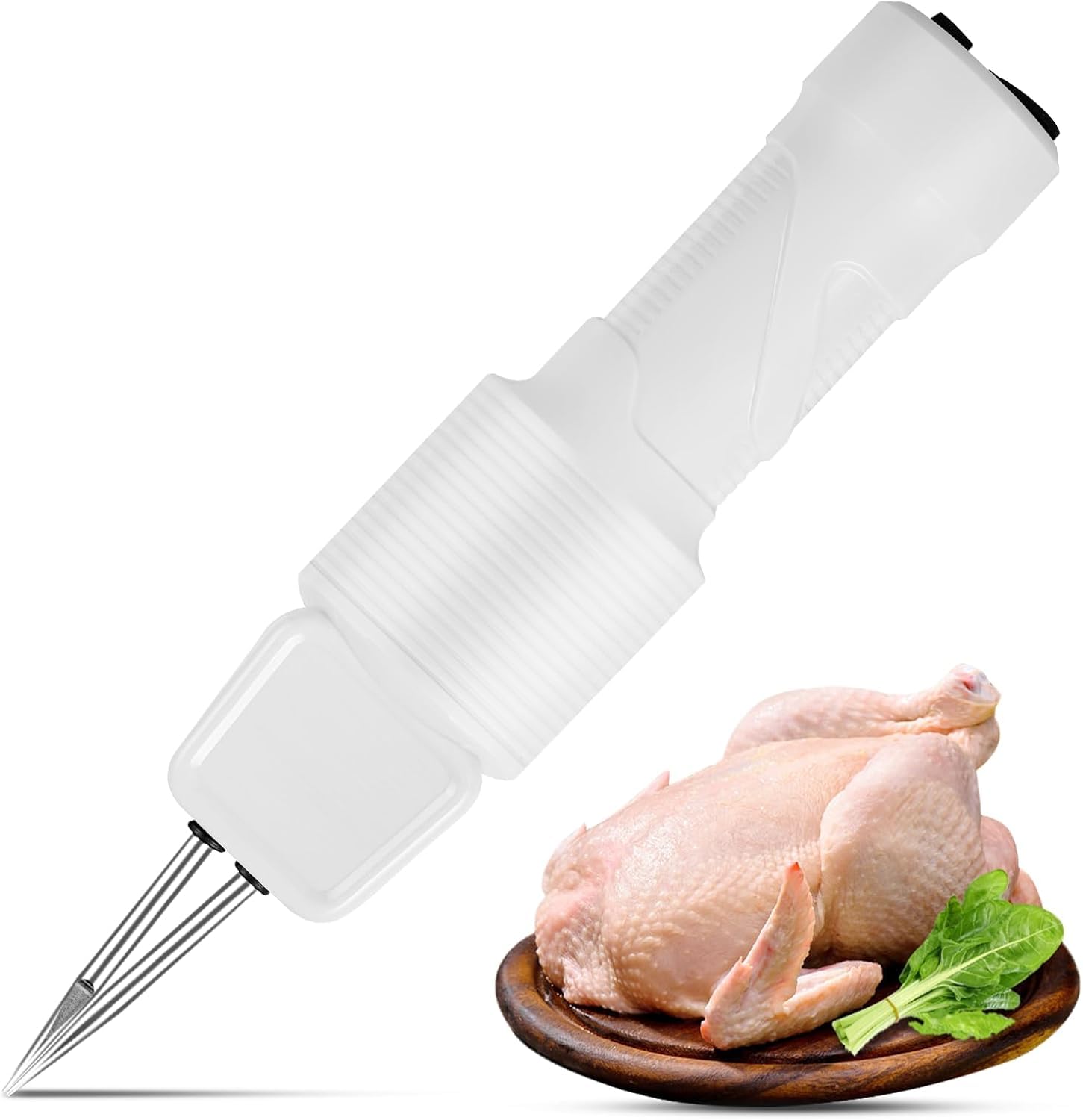 MXBAOHENG Spiumatrice di Piume di Pollame Elettrica 7.4V Macchina Palmare Elettrica per Pollame Ricaricabile per Peli Corti e Vascolari Rimozione Elettrica delle Piume per Pollame,Anatra,Oca(bianco)