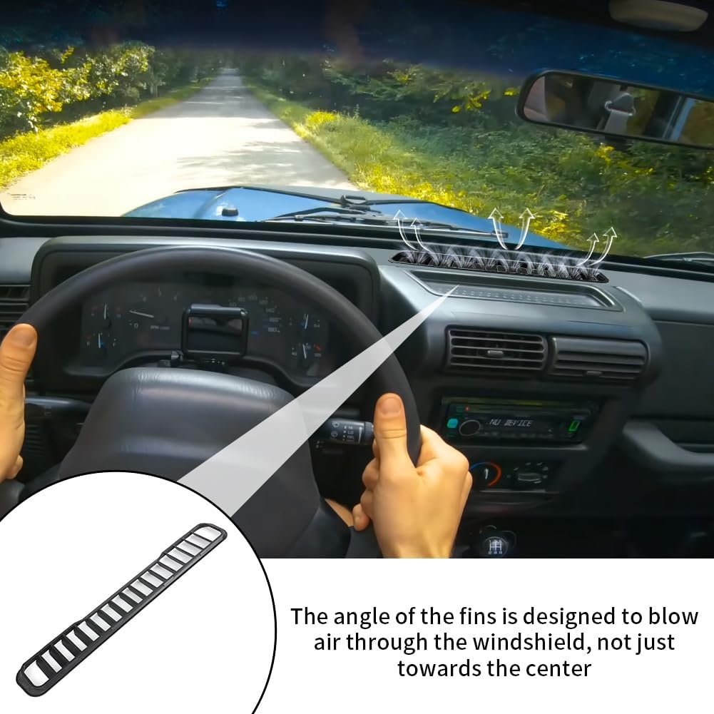 AUTOVIC Dash Dashboard Trim Vent for Defroster Defrost for Jeep Wrangler TJ LJ 1997-2006