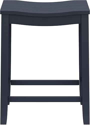 Miniatura 10 de Hillsdale Furniture Fiddler - Taburete de bar sin espalda, color gris envejecido