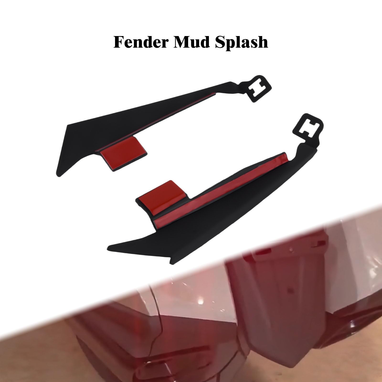 Garde-Boue Arrière De Moto, Protection Contre Les Éclaboussures, Garniture Couverture Noire Étendue pour Goldwing GL1800 2018 2019 2020 2021 2022 2023 2024