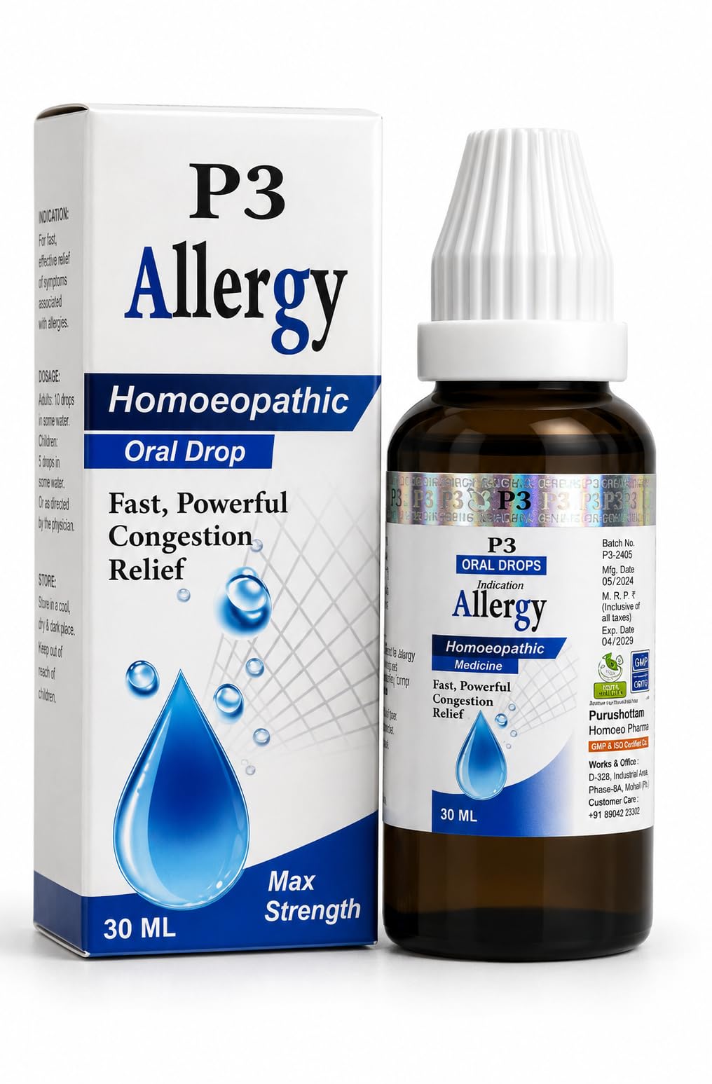 Phbl P3 Allergy Homeopathic Oral Drop 30 ml (Pack of 2)-image-12