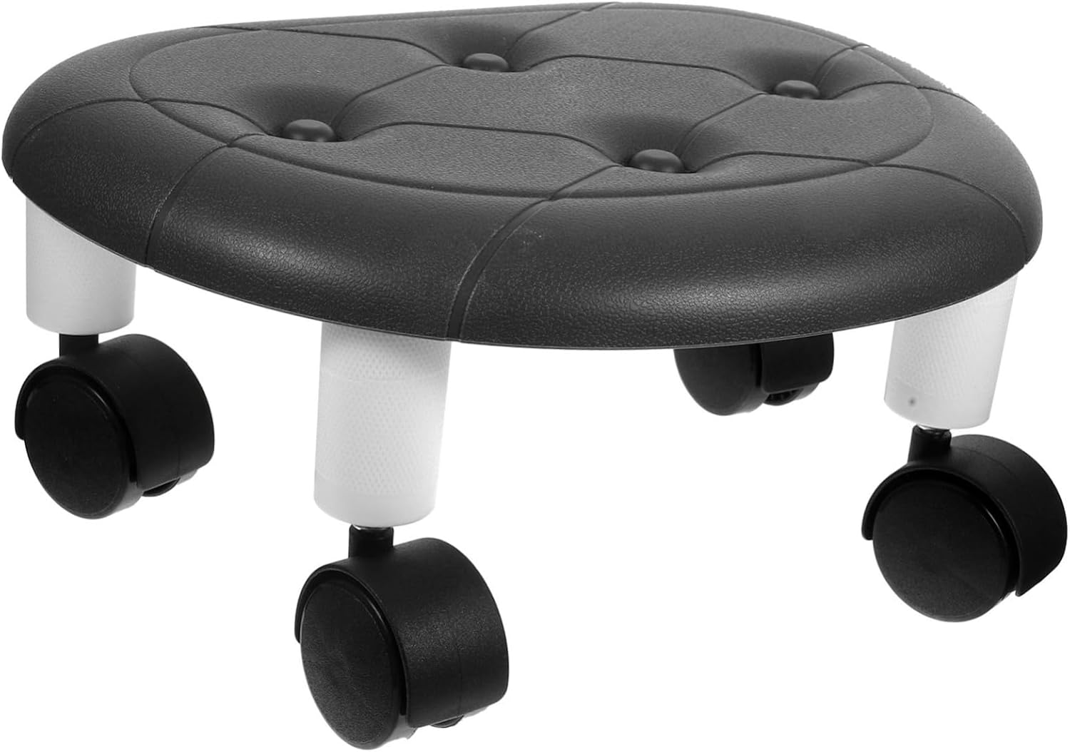 360degree Low Roller Stool with Wheels Multi-Functional Mini Shoe Seat for Home and Office Use Comfortable and Design Strong Load-Bearing Easy to Move