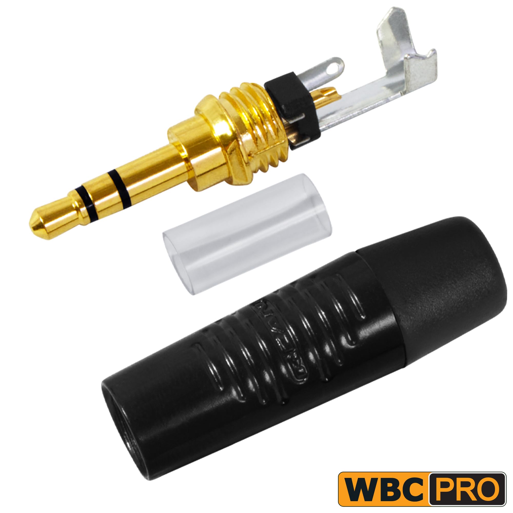 Cavo ausiliario mini Star-Quad bilanciato ultra silenzioso ultra flessibile WBC-PRO-Quad-MINI con connettori mini TRS Neutrik-Rean da 3,5 mm dorati