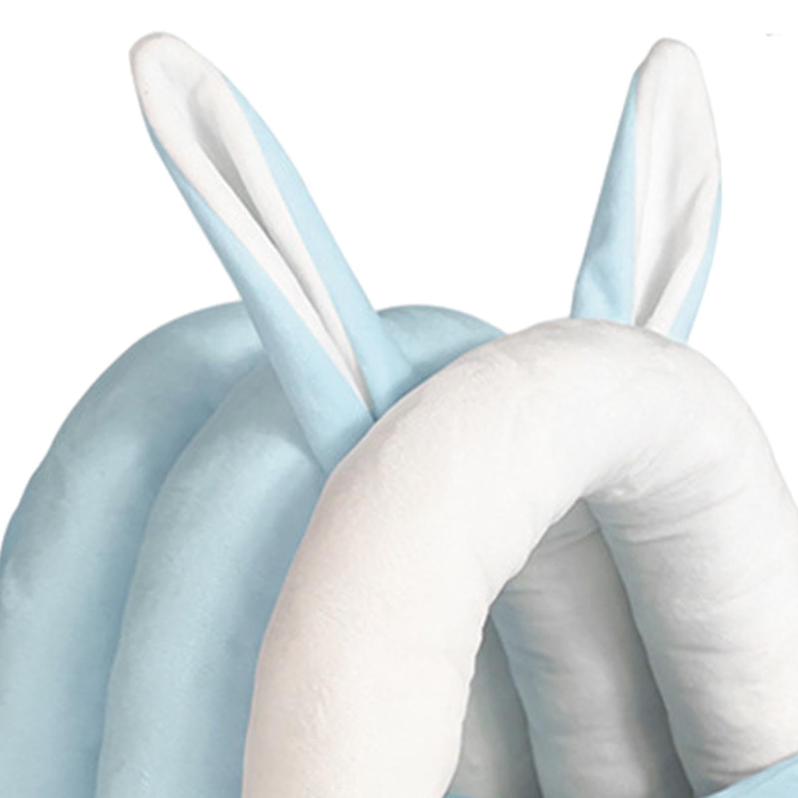 Gralara Maison de Lit pour Lapin et Cochon d'Inde, Grotte pour Petits Animaux, Bleu