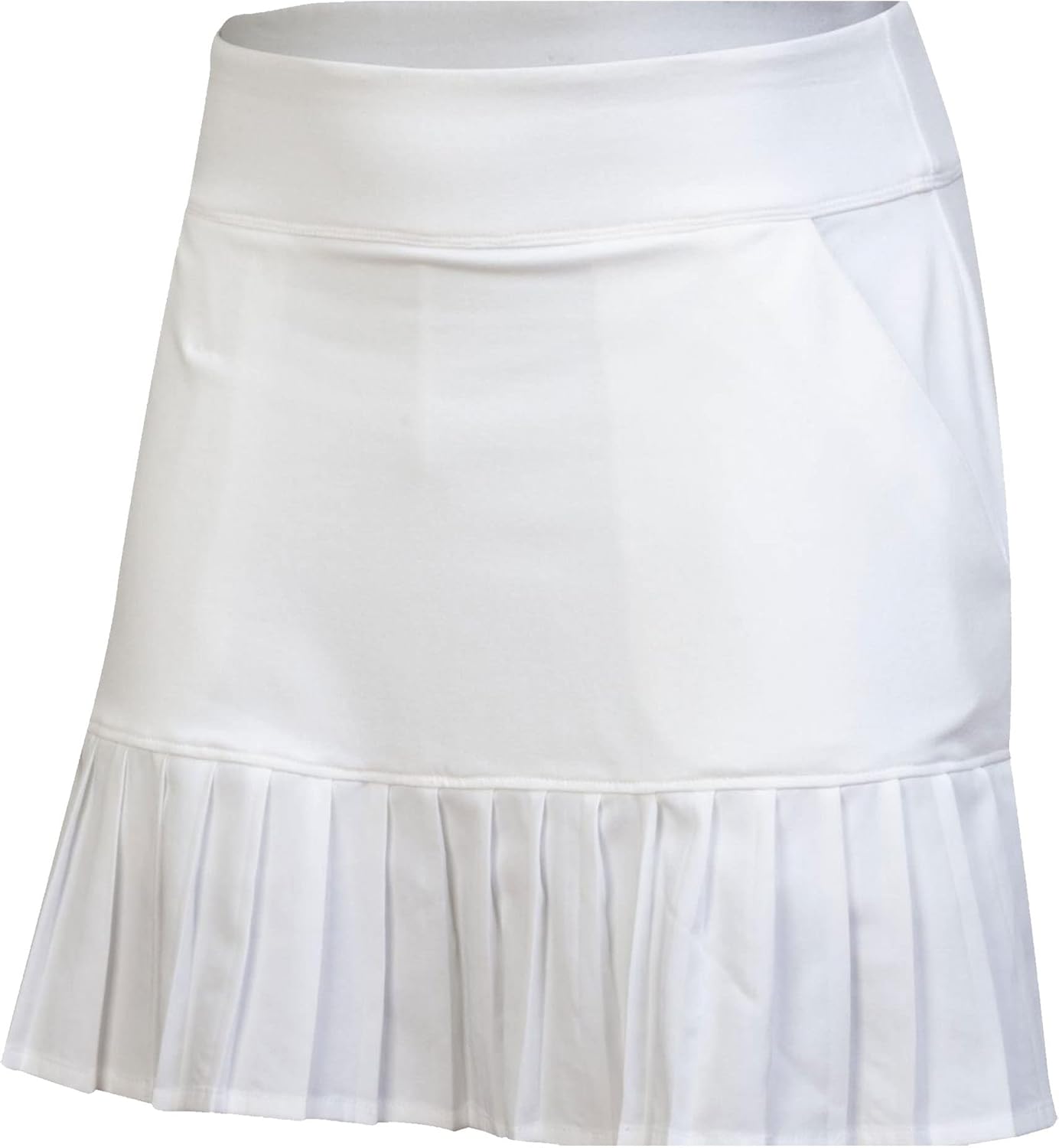 Under Armour Tuck Pleated White Girls Golf Skort