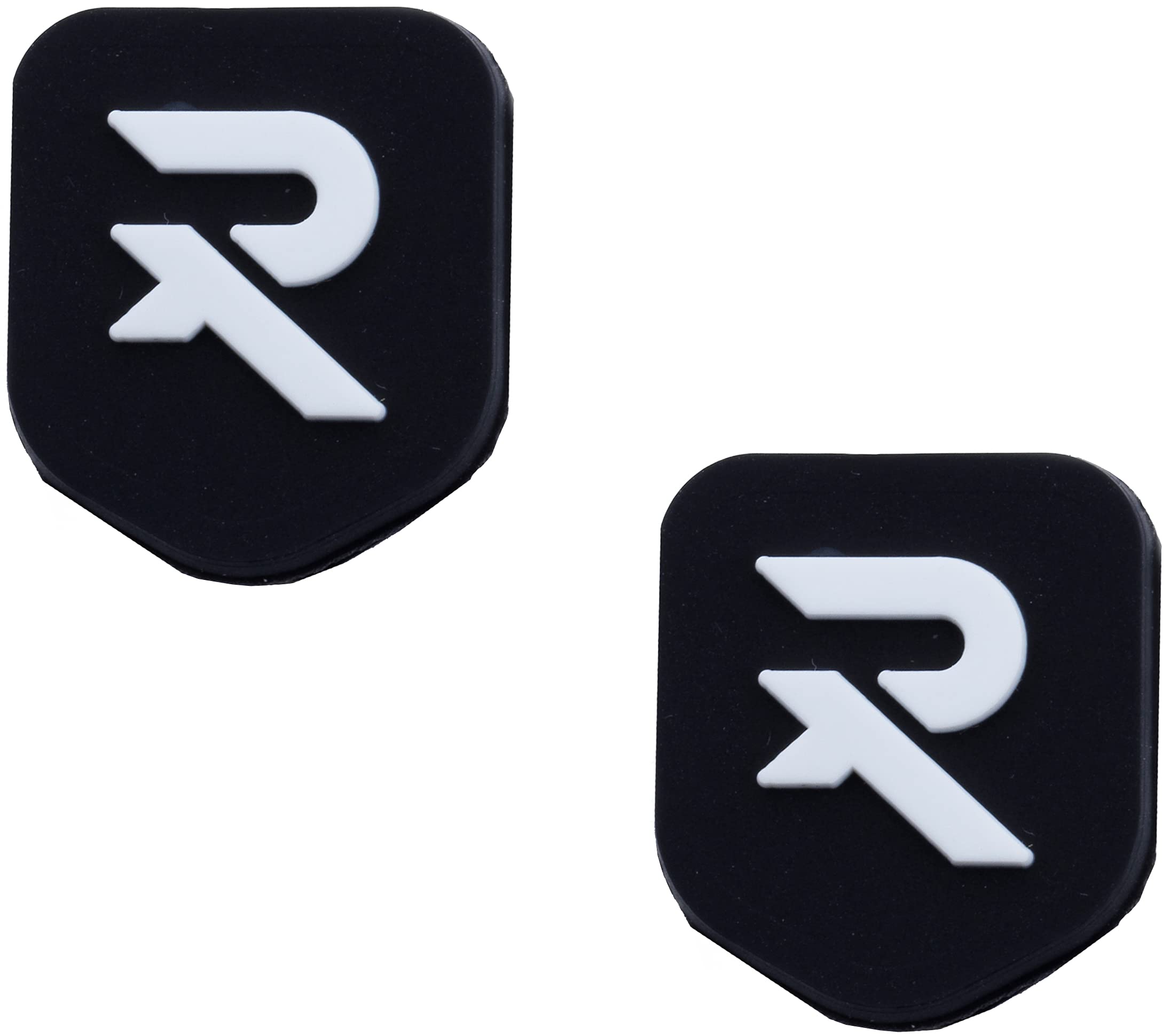 Raquex Tennis String Dampener (Pack of 2) - Vibration shock absorber for racket strings and tight fitting antivibration racquet accessory (Black)