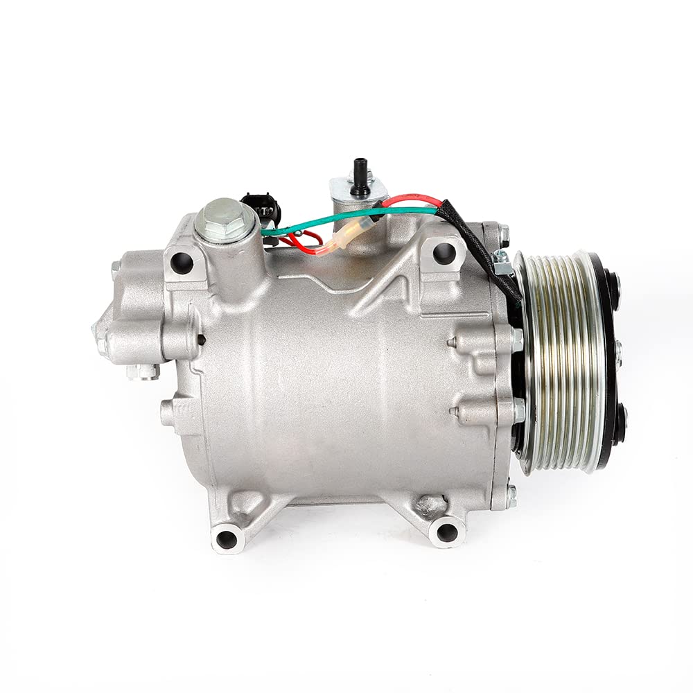 A/C Conditioner Compressor, A/C Compressor with Clutch for 2007-2015 Honda CRV 2.4L / 2012-2014 Civic SI CO 4920AC A/C Compressor Assembly